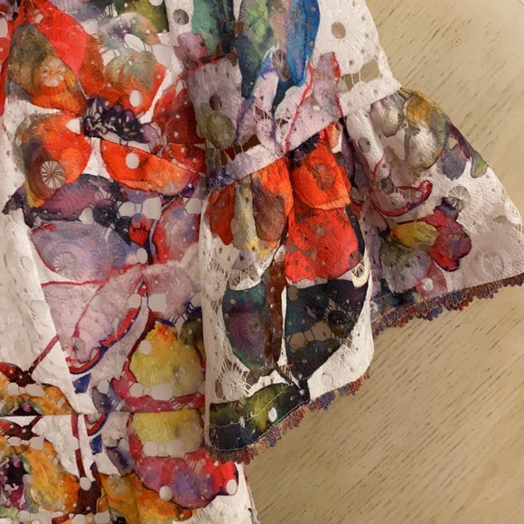 New Trina Turk floral dress size 4 - Picture 4 of 8